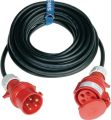 CEE-Verlängerung 16 A 400 V 25m H07RN-F 5x2,5 mm² schwarz IP44