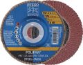 Fan-type disc A PSF STEELOX dm 115 mm granulation A-40 conical steel/wood normal