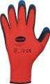 Handschuh TIP GRIP EN388 EN420 Gr.11 rot/schwarz/blau Träger 100%PES Feinstrick