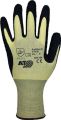 Handschuhe Gr.10 gelb/schwarz Nyl.m.Naturlatex EN 388 Kat.II