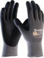 Handschuhe MaxiFlex Ultimate 34-874 Gr.9 grau/schwarz Nyl.m.Nitril EN 388 Kat.II