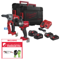 Impact drill + blind riveter set