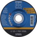 Schruppscheibe PSF STEEL D115xS7,2mm gekr.STA Bohrung 22,23mm PFERD