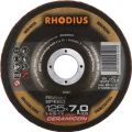 Schruppscheibe RS580 SPEED D180xS7mm gekr.CO Bohrung 22,23mm RHODIUS