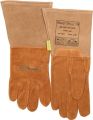 Welder#s gloves size XL (9.5) orange pigskin/Softouch/deerskin EN 388, EN 12477