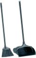 Long handled dustpan handle with shovel and broom black RUBBERMAID