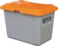 Streugutbehälter L890xB600xH640mm 200l GFK grau/orange o.Entnahmeöffnung