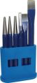 Tool set contents 6-piece chrome vanadium air-hard. steel, painted plastic holde