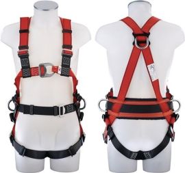 Safety harness MAS63 Economie EN361 EN358 4-point, 100/140mm back part for size