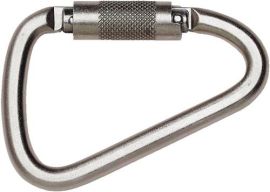 Mountain climbing hook BS 25 TW L124xW79xD11approx.mm galvanised steel EN 362 Cl