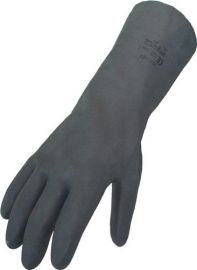 Chemical protective gloves size 10 black EN 388, EN 374 category III