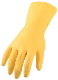 Chemical protective gloves size 8 yellow EN 388, EN 374 category III