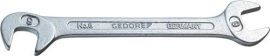 Double open-end spanner 8 6 6.0 mm length 78 mm chrome-plated GEDORE