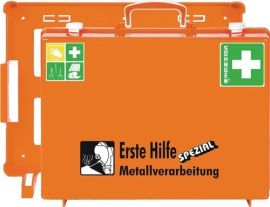 First-aid case SPEZIAL professional, metalworking W400xH300xD150approx.mm orange