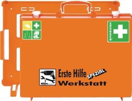 Erste Hilfe Koffer Beruf SPEZIAL Werkstatt B400xH300xT150ca.mm orange SÖHNGEN