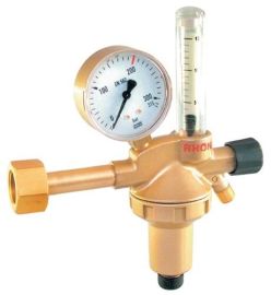 Flaschendruckminderer Flowmeter Argon/CO? 200bar 1-stufig 16l/min GCE RHÖNA