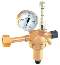 Flaschendruckminderer Flowmeter Argon/CO? 200bar 1-stufig 30l/min GCE RHÖNA