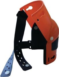 Articulated knee protector universal orange