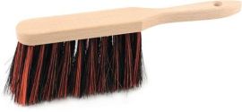 Handbrush Arenga/Elaston L.280 mm with wooden stock, extra dense bristles SOREX