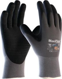 Glove MaxiFlex Endurance with AD-APT 42-844 size 10 grey/black nylon with nitril