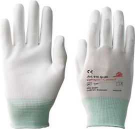 Gloves Camapur Comfort 616 size 10 white polyamide Trikot with polyurethane EN 3