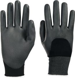 Gloves Camapur Comfort 626 size 9 black polyamide Trikot with polyurethane EN 38