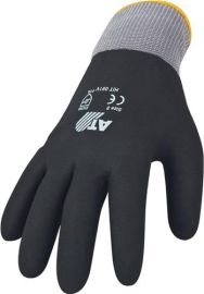 Gloves Hit Flex V size 9 black 3 yarn support fabric w.nitrile foam EN 388 categ