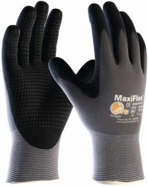 Gloves MaxiFlex Endurance 34-844 size 10 grey/black nylon w.nitrile foam EN 388