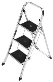 Folding steps steps incl. Platform 3 platform height 690 mm aluminium with steel