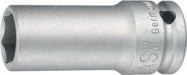 Kraftschraubereinsatz 1/2 Zoll SW 10 mm 6 KT L. 78 mm (lange Ausführung)