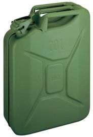 Fuel canister contents 10 l length 345 x width 165 x height 275 mm olive green