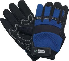 Synthetic leather gloves Mechanical Master size 11 black/blue synthetic leather