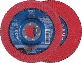 Flap disc SGP-Curve CER dm 125 - P 60 L 8mm type L8 mm PFERD