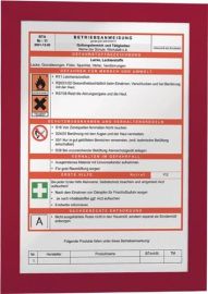 Magnetrahmen DIN A4 dunkelblau selbstklebende Rückenfolie 2 St./VE DURABLE