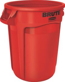 Multi-purpose bin red 121 l PE external dm560xH692mm RUBBERMAID