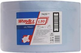 Putztuch WYPALL L30 ULTRA 7425 L380xB235ca.mm 3-lagig,perforiert blau Rl.