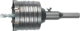 Hammer core bit nominal dm=80.0 mm 120 mm for junction boxes SDS-plus shank