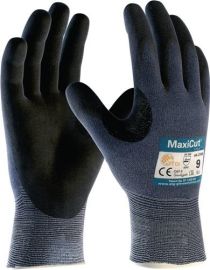 Schnittschutzhandschuhe MaxiCut Ultra 44-3745 Gr.10 blau/schwarz EN 388 Kat.II