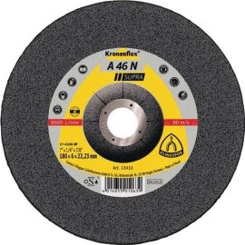 Roughening disc A 46 N Supra D125xS6mm offset, aluminium bore 22.23 mm KLINGSPOR