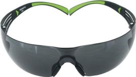 Schutzbrille SecureFit-SF400 EN 166,EN 170 Bügel schwarz grün,Scheiben grau PC