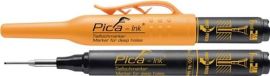 Deep-hole marker Pica-Ink black with telescopic tip PICA