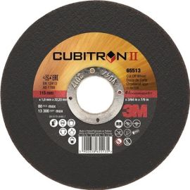 Cutting disc Cubitron II D125x1.6mm straight INOX stainless steel bore 22.23 mm