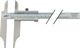 Workshop calliper gauge DIN862 800mm with probe tips spout length 150 mm HELIOS